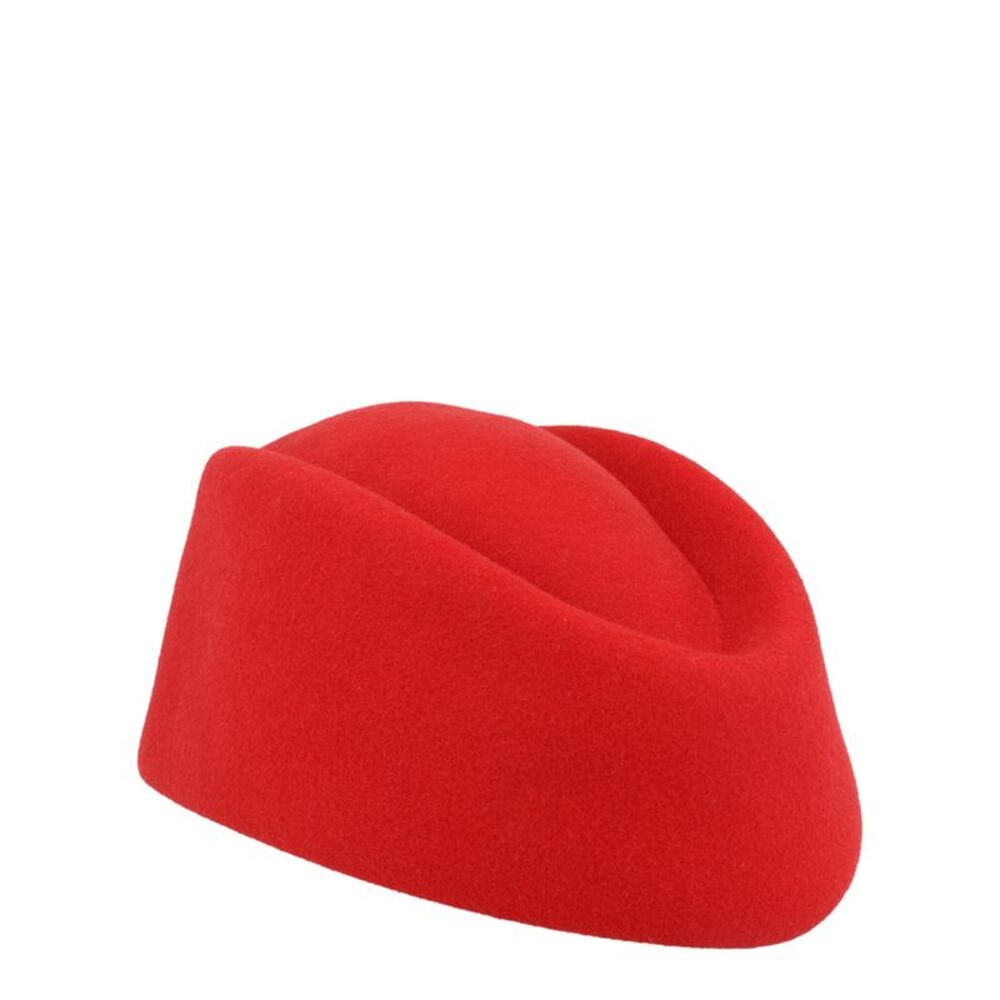 Valentino VLogo Signature Wool Beret Red Womens